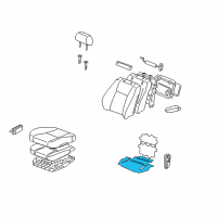 OEM Toyota Land Cruiser Seat Heater Diagram - 87510-60070