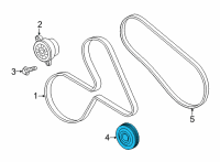 OEM Ford F-150 KIT - TENSION PULLEY Diagram - ML3Z-8678-B