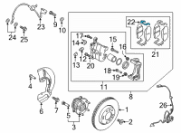OEM 2022 Hyundai Santa Fe Spring-Pad Diagram - 58144-T1000