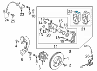 OEM Kia Carnival Spring-Pad Diagram - 58144T1000