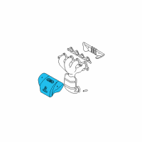 OEM 2009 Kia Spectra Protector-Heat Diagram - 2852523920