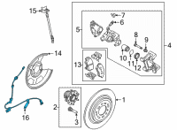 OEM Hyundai Tucson WIRING-E.P.B CONN EXTN, LH Diagram - 59795-CW150