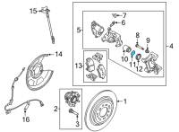 OEM 2019 Kia Optima Seal-Piston Diagram - 582321D000