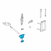 OEM Oldsmobile Silhouette Spare Carrier Diagram - 15907720