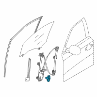 OEM 2013 Nissan Pathfinder Motor Assy-Regulator, RH Diagram - 80730-9PG0A