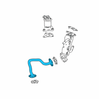 OEM Honda Pipe, EGR Diagram - 18717-6C1-A00