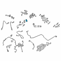 OEM Ford Bronco EGR Pipe Gasket Diagram - JT4Z-9E464-B