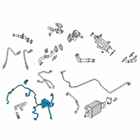 OEM 2019 Ford F-150 Vacuum Hose Diagram - JT4Z-9S468-C