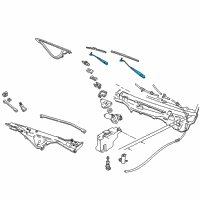 OEM 2009 Mercury Grand Marquis Wiper Arm Diagram - 5W7Z-17526-AA