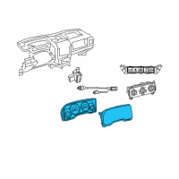 OEM 2009 Jeep Compass Cluster-Instrument Panel Diagram - 5172720AC