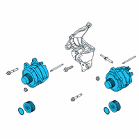 OEM 2020 Ford Transit-250 Alternator Diagram - L1MZ-10346-B