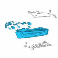 OEM 2018 Chevrolet Camaro Tail Lamp Diagram - 84136778