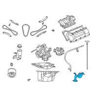 OEM 2007 Dodge Dakota Pump-Oil Pickup Diagram - 53021776AA