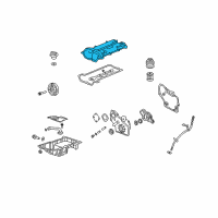 OEM Chevrolet Cobalt Valve Cover Diagram - 12612781