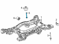 OEM 2007 Dodge Charger Screw-ALTERNATOR Diagram - 6507394AA