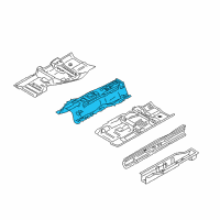 OEM 2014 Infiniti Q60 Floor-Front, Center Diagram - G4310-JU5MA