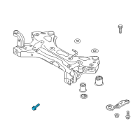 OEM Hyundai Elantra Coupe Bolt Diagram - 62617-2T100