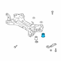 OEM 2015 Kia Sedona BUSHING-CROSSMEMBER Diagram - 62486A9200