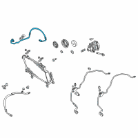 OEM 2004 Toyota Celica Discharge Hose Diagram - 88703-20250