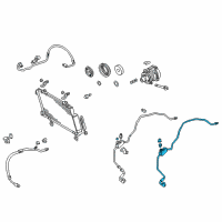 OEM 2002 Toyota Celica Liquid Line Diagram - 88716-2D580