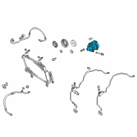 OEM 2004 Toyota Celica Compressor Diagram - 88320-2B420-84