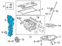 OEM 2022 Toyota Venza Outer Timing Cover Diagram - 11320-25011