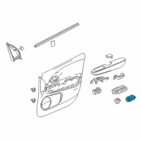 OEM 2020 Honda HR-V Switch Assembly Diagram - 35750-T7S-A01