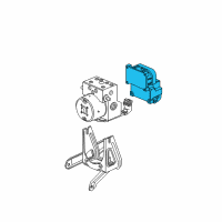 OEM 2004 Saturn Ion Brake Pressure Modulator Valve Assembly Diagram - 22707682