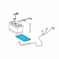 OEM 2002 Toyota Tacoma Tray Diagram - 74431-AD020