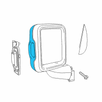 OEM 2018 Jeep Wrangler Cap-Mirror Diagram - 68361960AA