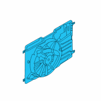 OEM 2015 Lincoln MKC Fan Assembly Diagram - EJ7Z-8C607-B