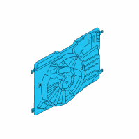 OEM Ford Escape Fan Assembly Diagram - CV6Z-8C607-S