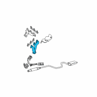 OEM 2000 Ford Taurus Manifold Diagram - 4F1Z-9431-AA