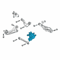 OEM 2021 Honda Civic Knuckle, Right Rear Diagram - 52210-TGH-A10