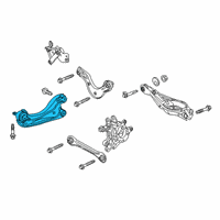 OEM 2018 Honda Civic Trailing Arm Complete, R Diagram - 52360-TGH-A00