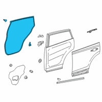 OEM Toyota RAV4 Prime Door Weatherstrip Diagram - 67872-0R050