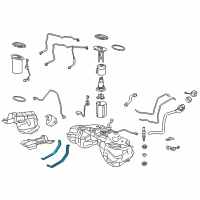 OEM 2013 Lexus GS350 Band Sub-Assembly, Fuel Diagram - 77601-30190