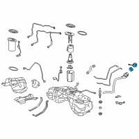 OEM 2013 Lexus ES350 Cap Assy, Fuel Tank Diagram - 77300-07010