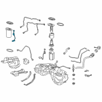 OEM 2017 Lexus RC350 Gage Assy, Fuel Sender Diagram - 83320-30570