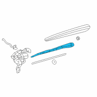 OEM 2019 Chevrolet Equinox Rear Arm Diagram - 22894224