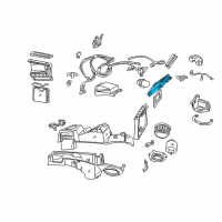 OEM 1997 Ford Mustang Heater Core Diagram - H2MZ-18476-B