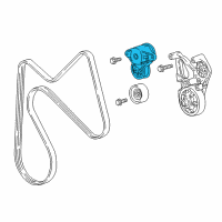 OEM 2022 GMC Canyon Tensioner Asm-Drive Belt Diagram - 24585542