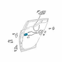 OEM 2019 Toyota C-HR Handle, Inside Diagram - 69206-F4010-C1