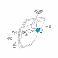 OEM 2021 Toyota C-HR Lock Diagram - 69050-F4010