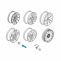 OEM 2005 Mercury Montego Lock Set Diagram - E9TZ-1A043-A
