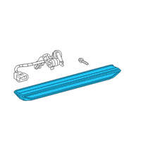 OEM 2022 Lexus UX200 Lamp Assembly, Stop Ctr Diagram - 81570-76010