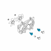 OEM Nissan Altima Motor Assy-Fan Diagram - 21487-0Z800