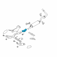 OEM 2010 Ford F-150 Front Pipe Diagram - 9L3Z-5A212-A