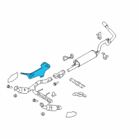 OEM 2012 Ford F-150 Converter Shield Diagram - 9L3Z-5G221-A