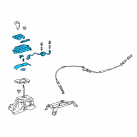 OEM 2013 Lexus ES350 Indicator, Shift Position Diagram - 35978-33080